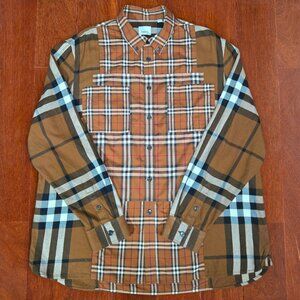 Burberry Men's Designer Button Up Shirt